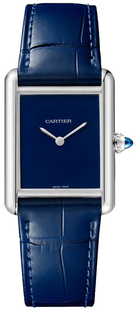 tank must de cartier 25.5mm wsta0055|Cartier Tank Must De Cartier Blue 2021 WSTA0055.